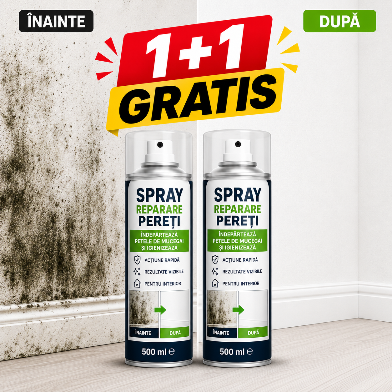 Spray reparare pereți 