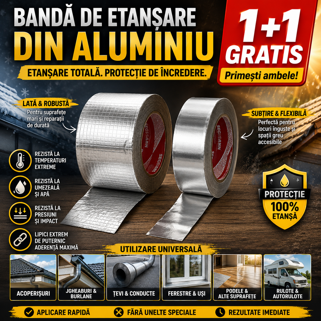 Banda etansare din aluminiu